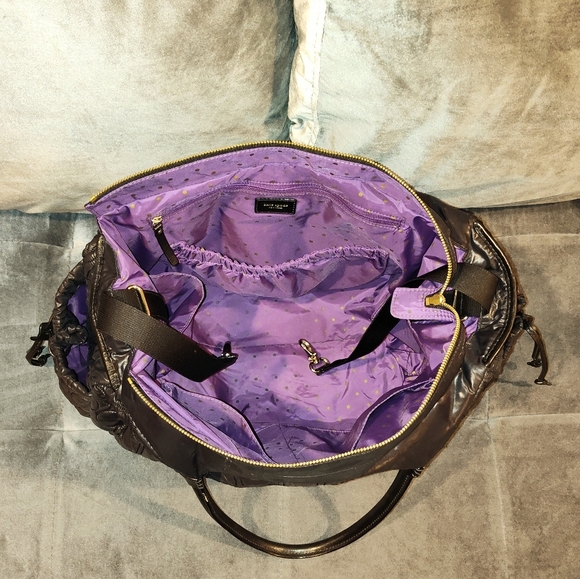 EUC Kate Spade Black Quilted Stevie Bag - Picture 5 of 12